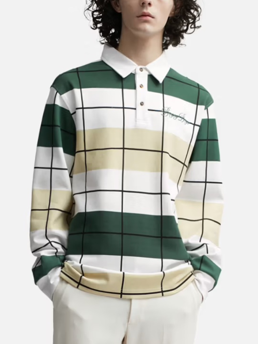 NWOT Bogey Boys Long Sleeve Polo - size S